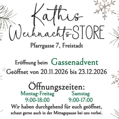 In genau 30 Tagen ist es soweit und unser WeihnachtsSTORE in Freistadt öffnet wieder seine Türen.
Nach und nach werde ich euch meine Aussteller vorstellen... also seit gespannt...
@lenkartwerkstatt
@xlife.luxe
@imkerei_anitakugler
@waldviertler.bienenwachskerzen @manfred.henkel.313 @weglehnerroswitha @backenmitherz2018 @linzerzuckerl @wolle_regensburger @ilios.gruenes.gold @wuedian