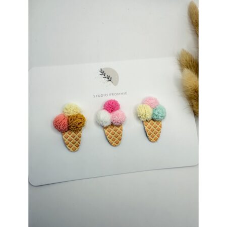 Haarklammern Eis 3er Set