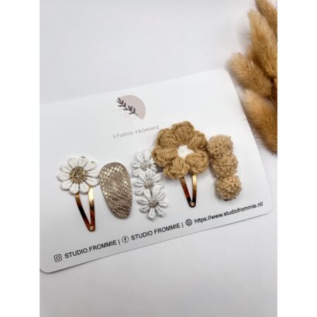 Haarspangen Mix gold