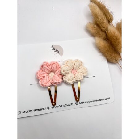Haarspange Blume 2er