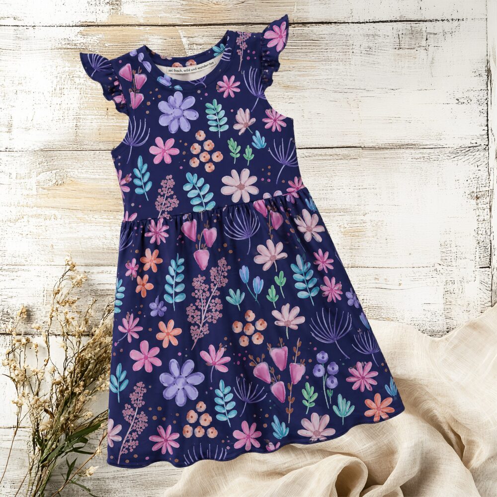 Drehkleid Flowers – Bild 2